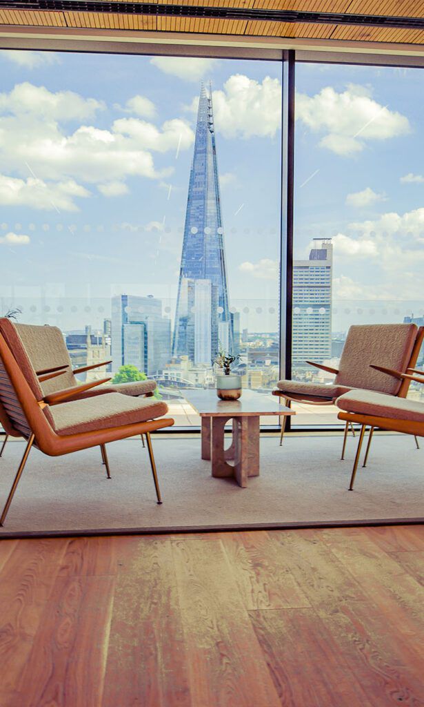 View of the Shard from Rose Court